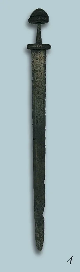 Меч с клеймом ULFBERHT из Большого кургана Гнёздова (раскопки 1874 г.)